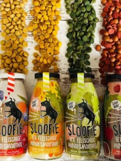 Délicieuse 🥤 boisson naturelle pour chien - Meat Red 🍲🐂🍓- Sloofie