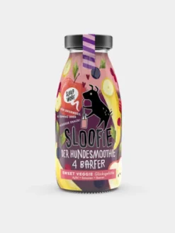 Délicieux Smoothie 🥤 naturel pour chien - Sweet Veggie 🍌🍎🍓- Sloofie