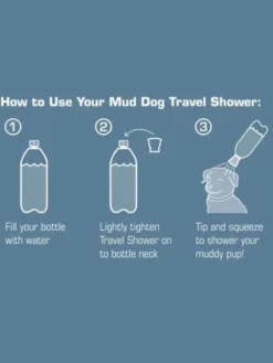 Douche portative pour chien
