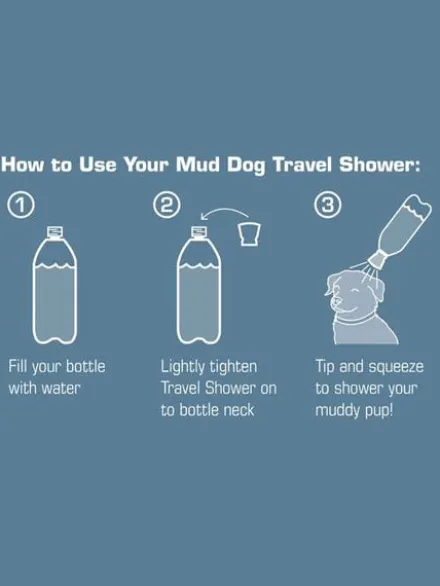 Douche portative pour chien