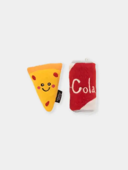 Duo de Jouets pour chat - Pizza et Cola - Zippy Claws