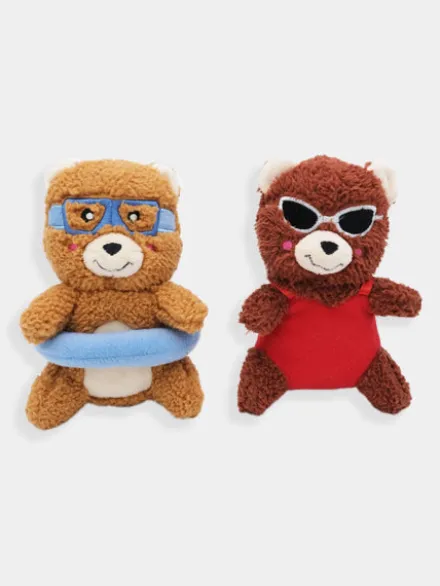 Duo de peluches pour chien - Cheeky Chumz - Oursons nageurs 🏊