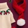 Echarpe de Noel pour chien - Tricot de Noël - The Foggy Dog