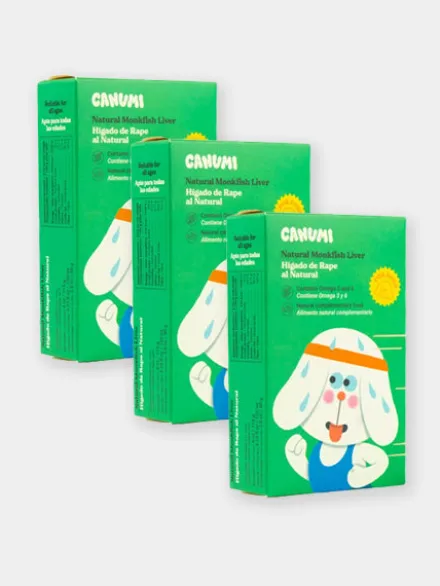 Foie de Lotte au naturel pour chien - Canumi