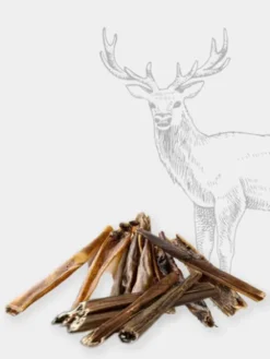Friandise de mastication pour chien - Peau de cerf 🦌