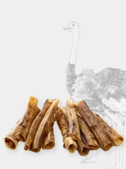 Friandise de mastication pour chien - Trachée d'autruche