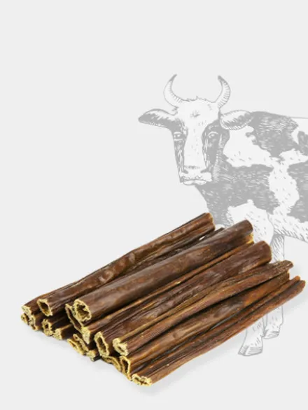 Friandise de mastication pour chien - Stick d' Œsophage de Bœuf roulé🐂