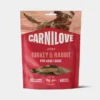 Friandises Carnilove Jerky pour chien - Dinde 🦃 et Lapin 🐇
