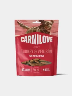 Friandises Carnilove Jerky pour chien - Dinde 🦃 et Gibier 🦌