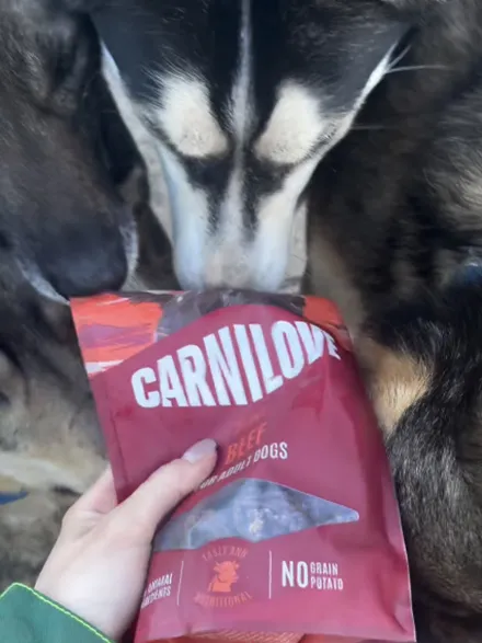Friandises Carnilove Jerky pour chien - Muscle de Boeuf 🐂