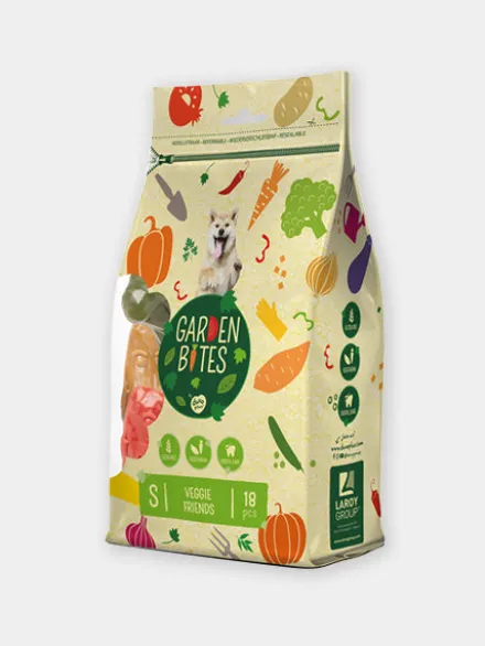 Friandises dentaires à mâcher pour chien - Garden Bites Veggie Friends - S