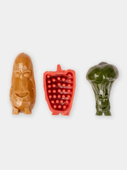 Friandises dentaires à mâcher pour chien - Garden Bites Veggie Friends - S