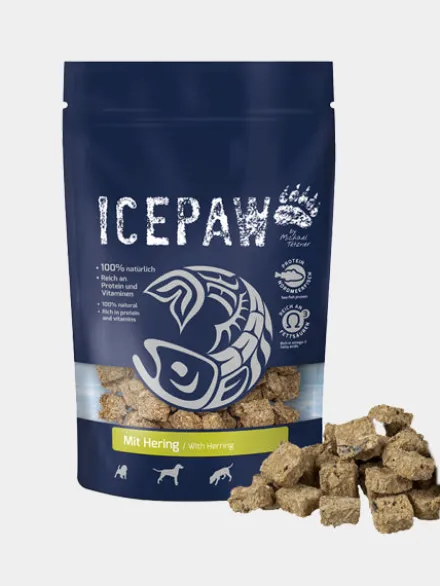 Friandises de récompense pour chien - Poisson blanc et Hareng - Icepaw