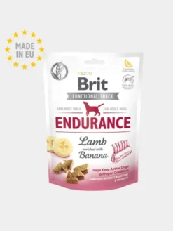 Friandises Dog Functional Snack Endurance - Agneau 🐑 et Banane 🍌 - Brit