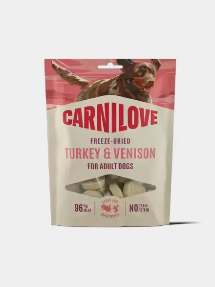 Friandises Freeze-Dried - Dinde 🦃 et Cerf 🦌 - Carnilove