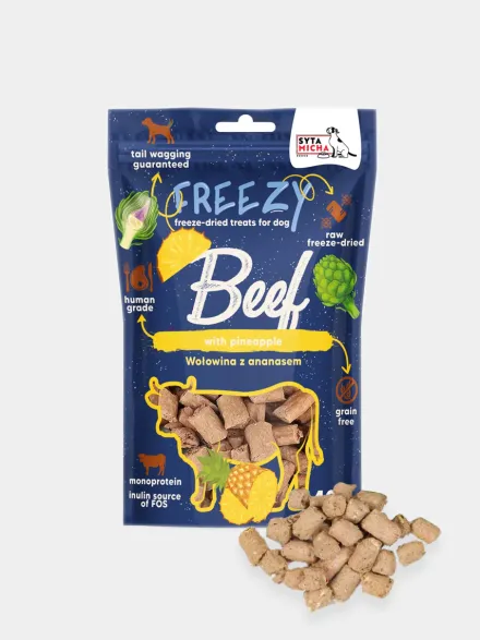 Friandises lyophilisées pour chien - Freezy Boeuf 🐂 - Syta Micha