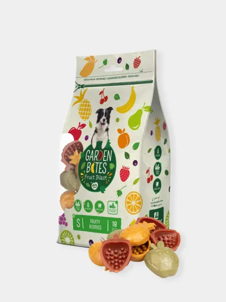 Friandises à mâcher pour chien - Garden Bites Fruity Buddies