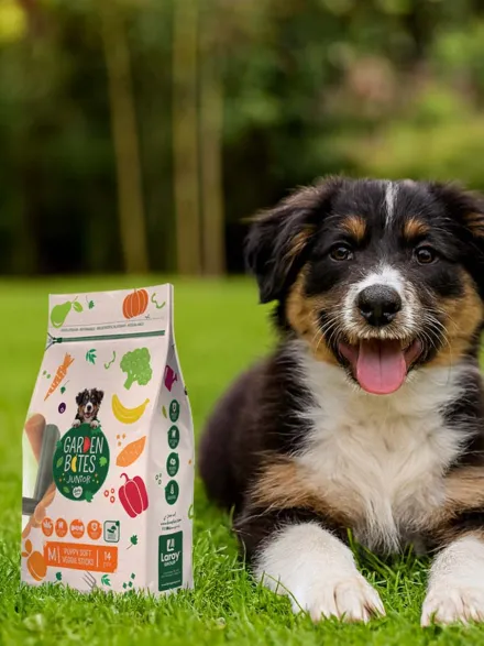 Friandises à mâcher pour chiot - Garden Bites Puppy Soft Veggie Sticks