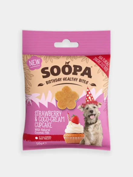 Friandises naturelles - Cupcake Coco et Fraise 🧁🥥🍓 - Soopa