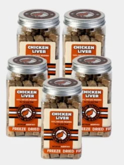 Friandises naturelles pour chien et chat - Foie de poulet - Kiwi Walker