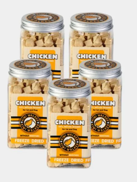 Friandises naturelles pour chien et chat - Poulet - Kiwi Walker