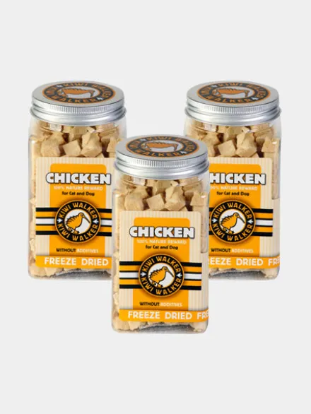 Friandises naturelles pour chien et chat - Poulet - Kiwi Walker