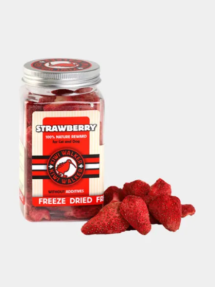 Friandises naturelles pour chien et chat - Fraise - Kiwi Walker