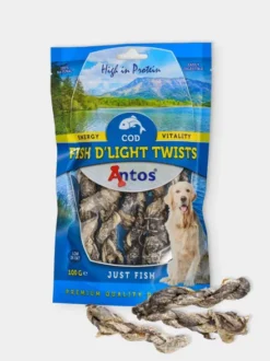 Friandises pour chien - Fish D'Light Peau de poisson - Antos