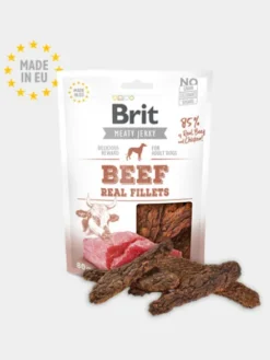 Friandises pour chien Jerky Snack - Boeuf 🐂 - Brit