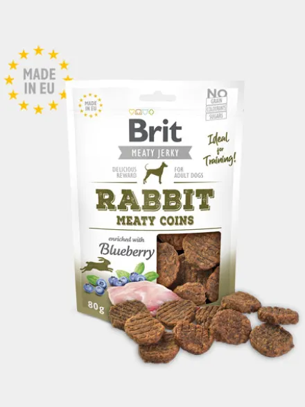 Friandises pour chien Jerky Snack - Lapin 🐇 - Brit