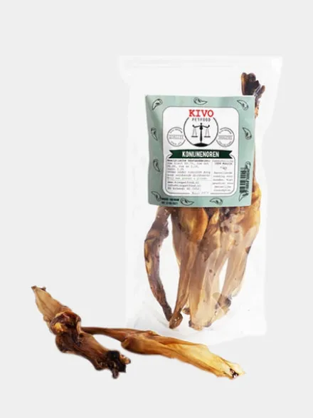 Friandises pour chien - Oreilles de lapin à mâcher