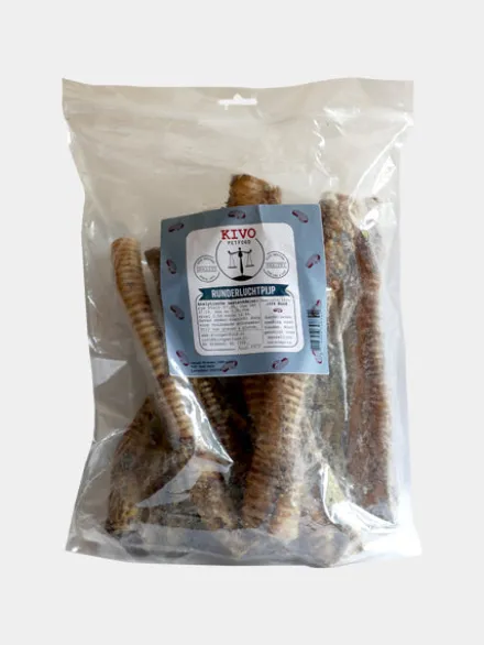 Friandise Trachée de Boeuf à mâcher pour chien - XL