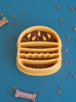 Gamelle anti-glouton en forme de Burger 🍔 - Happy Bowl Zippy Paws