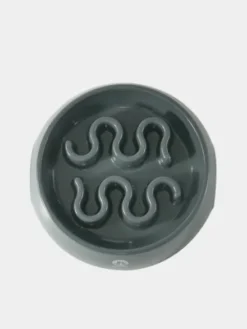 Gamelle anti-glouton grand chien - Gris