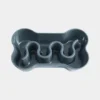 Gamelle anti-glouton pour chat - gris foncé