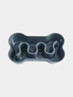 Gamelle anti-glouton pour chat - gris foncé