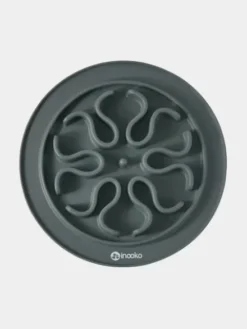 Gamelle anti-glouton pour chat - gris foncé