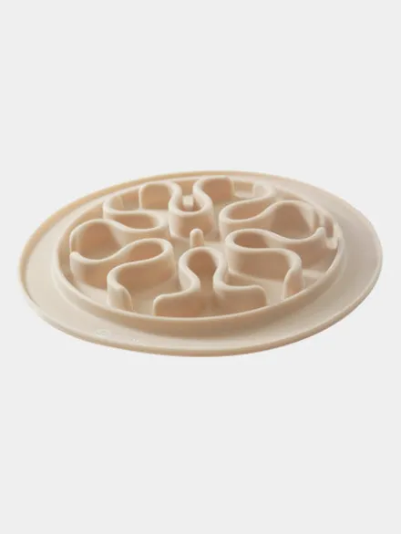 Gamelle anti-glouton pour chat - sable