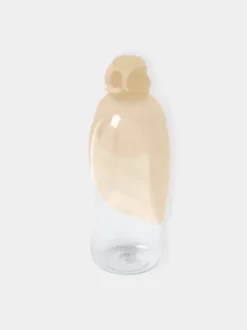Gourde et distributeur d'eau portable Leaf - Sable - United Pets