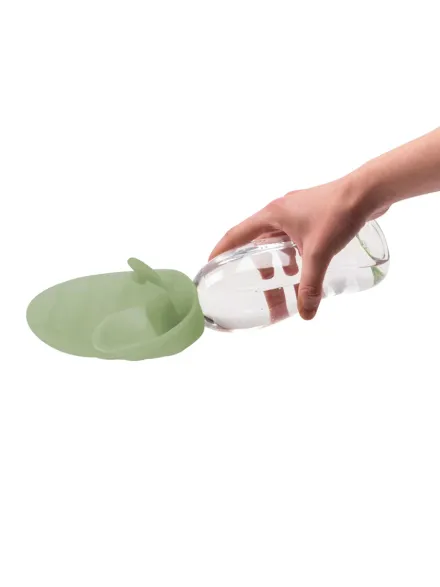 Gourde et distributeur d'eau portable Leaf - Vert - United Pets