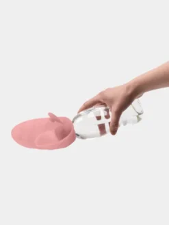 Gourde et distributeur d'eau portable Leaf - Rose - United Pets