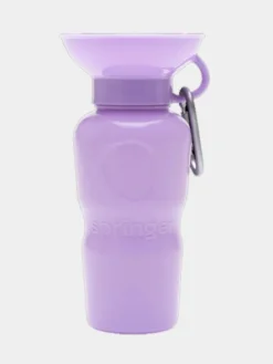 Gourde pour chien avec distributeur d’eau - Large (65 cl) Lila - Springer