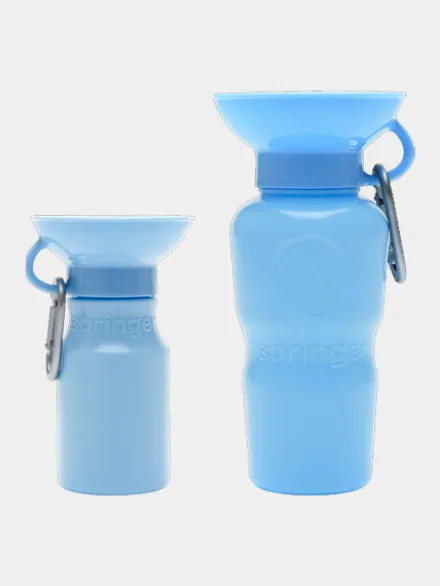 Gourde pour chien avec distributeur d’eau - Medium (44 cl) Bleu - Springer
