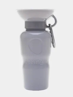 Gourde pour chien avec distributeur d’eau - Large (65 cl) Gris - Springer