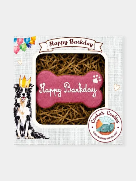 Gâteau d'anniversaire pour chien Happy Barkday – Cooka's Cookies