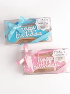 Gâteau d'anniversaire pour chien - Os Rose 🦴🩷 - Doggye Bag