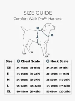 Harnais Bleu pour chien - Comfort Walk Pro 3.0 - DOG Copenhagen