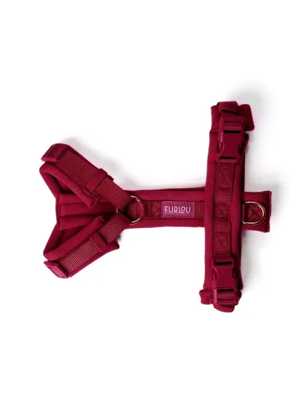 Harnais pour chien ultra léger Comfort - Bordeaux - Furlou