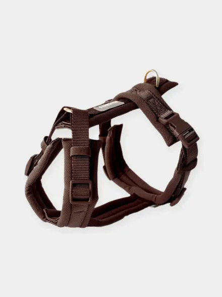 Harnais pour chien ultra léger Comfort - Marron - Furlou