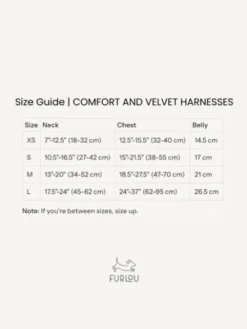 Harnais pour chien ultra léger Comfort - Noir - Furlou